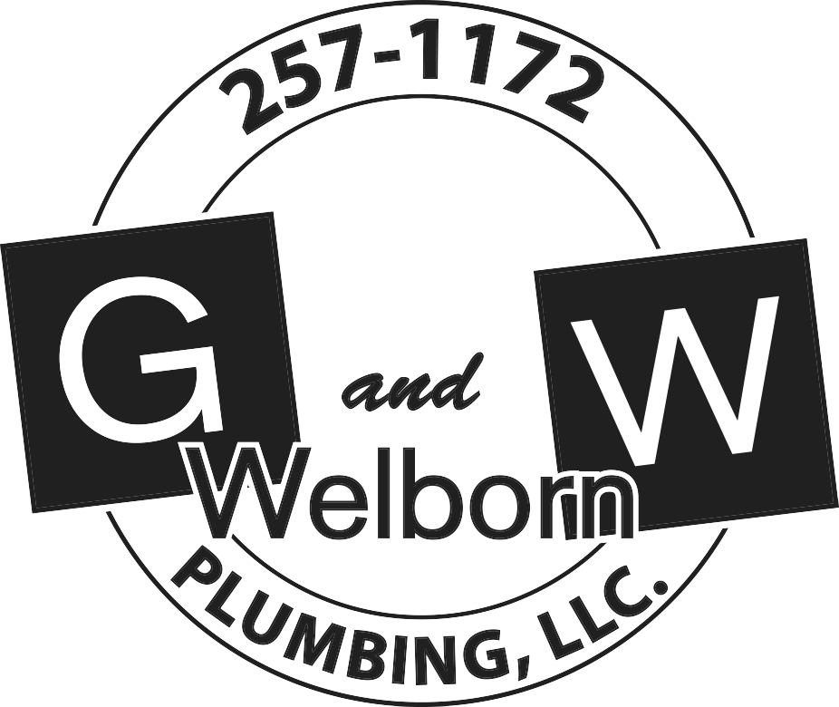 G&W Plumbing logo with transparent background